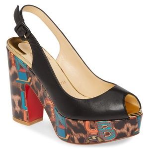 CHRISTIAN LOUBOUTIN Dona Anna Leopard Platform
